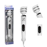 Zeus White Arcana W-Pointed Silicone Head *Please Note, This Item May Also Be Known As One Of The Following; Zeus Electrosex, White Knight 10 Mode Or Electro Vibe Wand