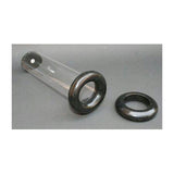 Basix Rubber Works - 8in. Dong with Suction Cup Black