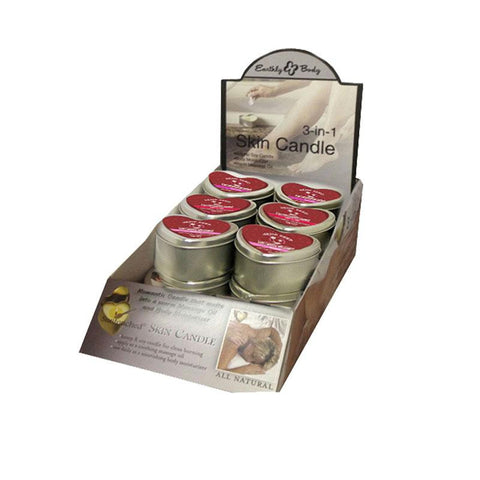 Earthly Body Valentines 2015 Candle Display (4 each of Spoon Me, Light My Fire, Wild Thing)