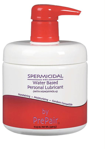 PrePair Spermicidal Water Based Lubricant w-Nonoxynol-9 17.25oz