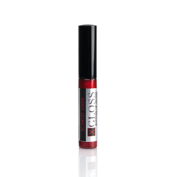 X Gloss Scarlet Vixen Buzzing Lip Gloss with Pheromones 12 Piece Counter Display