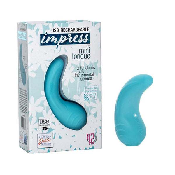 Impress USB Rechargeable Mini Tongue - Blue