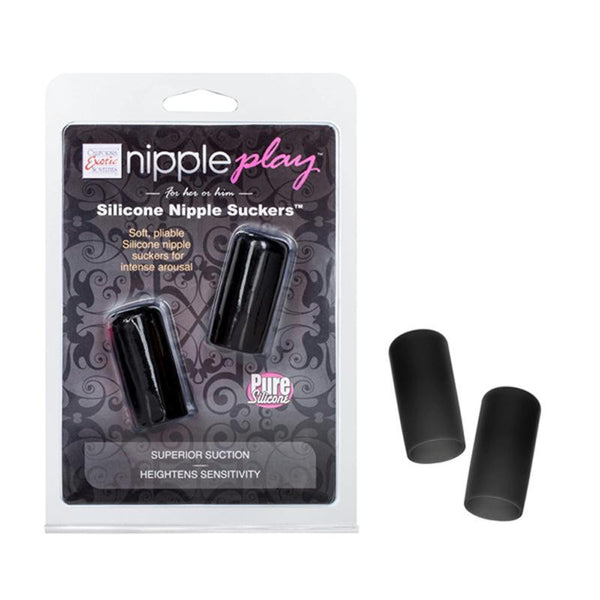 nipple play Silicone Nipple Suckers - Black