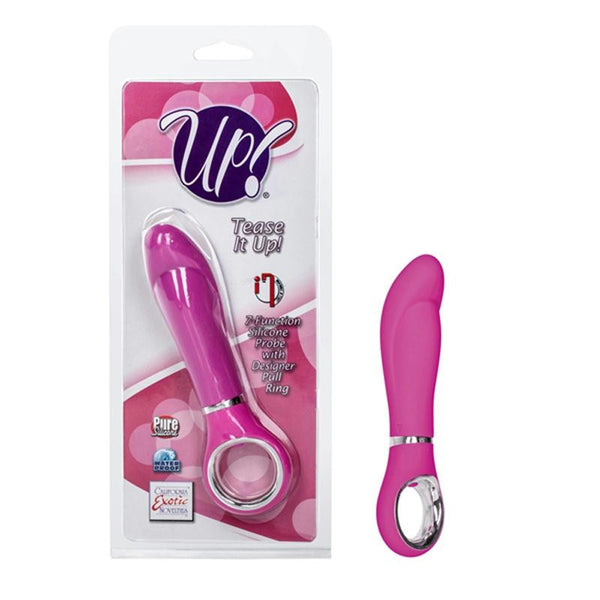 Waterproof Vibrating Pleasure Beads - Purple