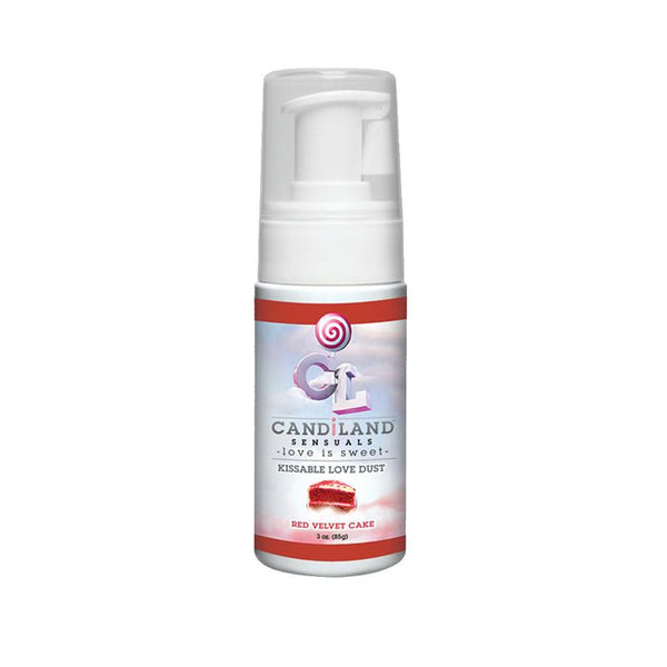 CandiLand Kissable Body Dust - 3oz. Red Velvet Cake