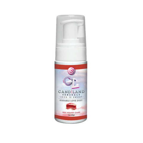 CandiLand Kissable Body Dust - 3oz. Red Velvet Cake