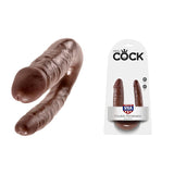 King Cock - Double Trouble Brown Small
