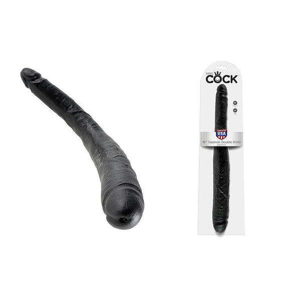 King Cock - 16in Tapered Double Black