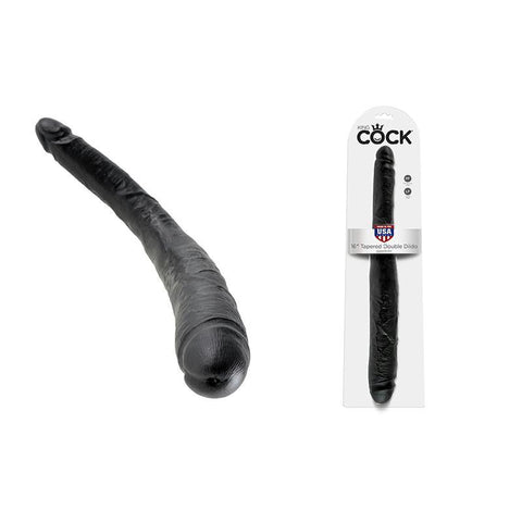 King Cock - 16in Tapered Double Black