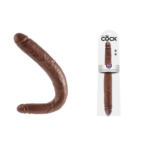 King Cock - 16in Tapered Double Brown