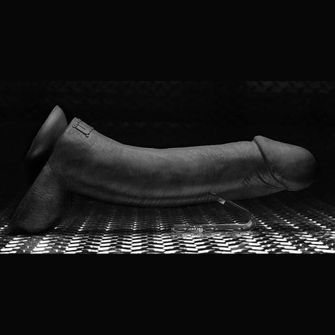 Tom of Finland Toms 12in. Silicone Cock (Grey)