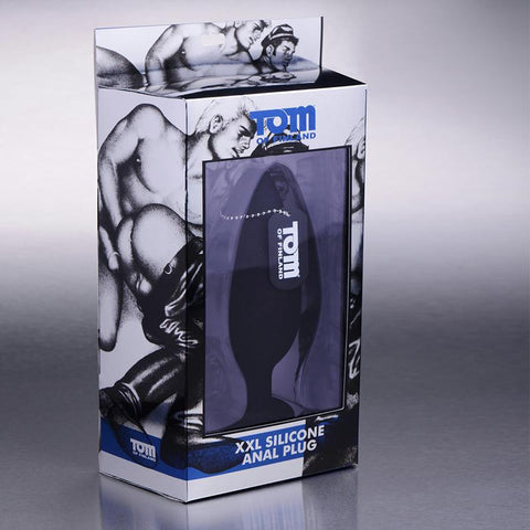 Tom of Finland XXL Silicone Plug (Black)