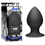 Tom of Finland Extra Large Silicone Anal Plug (Black)