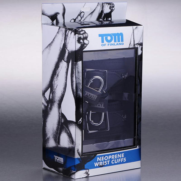 Tom of Finland Neoprene Wrist Cuffs (Black)