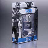 Tom of Finland Brass And Plastic Padlock With 3 Keys (Black)
