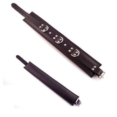 Rouge Collar, 3 D-Ring Padded Black
