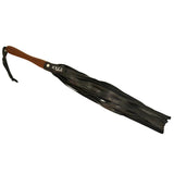 Rouge Flogger w-Wooden Handle Black