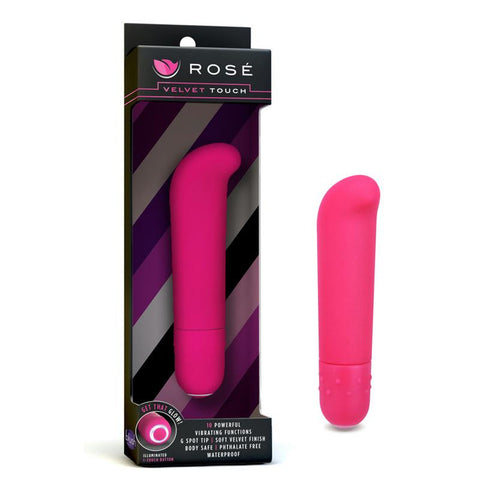 Blush Rose Velvet Touch G Spot Vibe (Fuchsia)