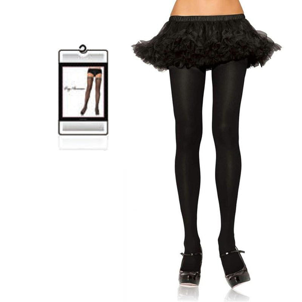 Curve Anne Embroidered Corset & G-String Black 3X/4X