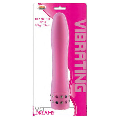 Wet Dreams Diamond Diva Play Vibe-Pink