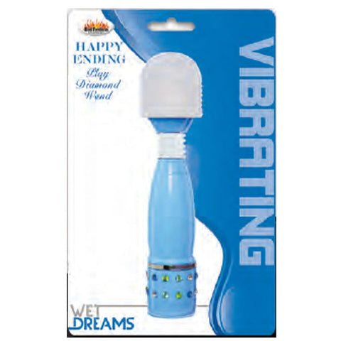 Wet Dreams Happy Ending Diamond Wand-Blue