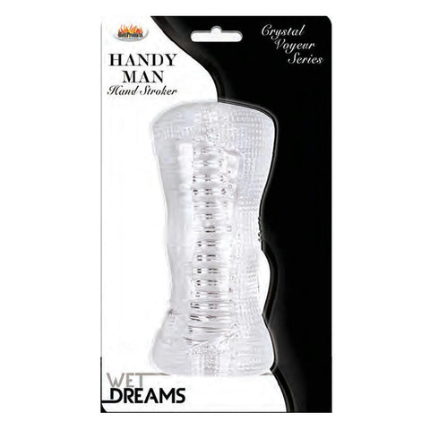 Wet Dreams Tight Grip Stroker-Clear