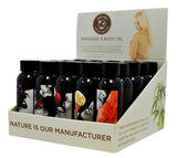 Earthly Body Edible Massage Oil Basket (25 asst 2oz bottles)