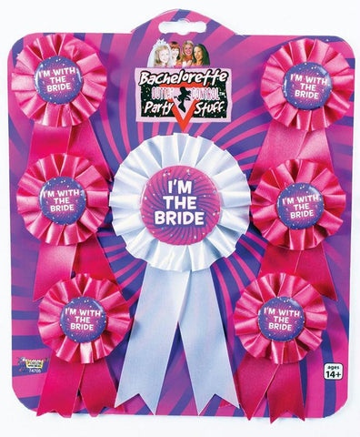 Bachelorette Award Ribbons Set of 7