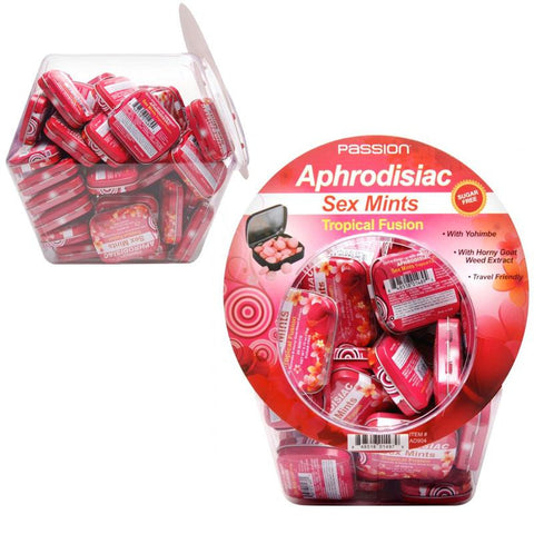 Passion Tropical Fusion Aphrodisiac Sex Mints Retail Fishbowl (60-DP)