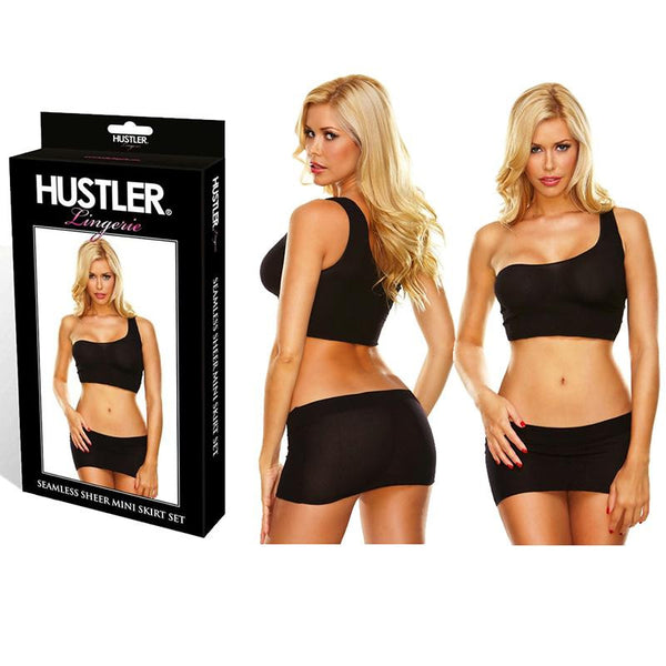 Spider Lace Thigh Hi O/S Black