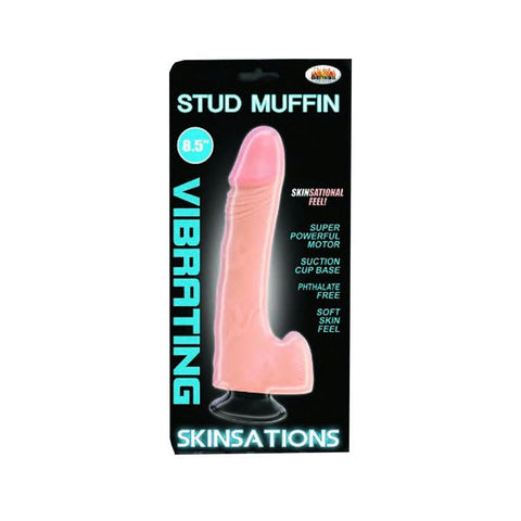 Skinsations Stud Muffin Vibrating 8.5in