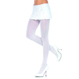 Nylon Tights O/S White