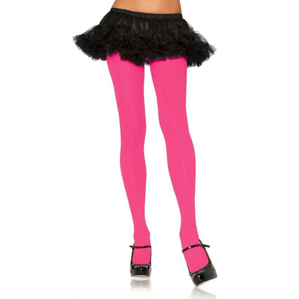 Nylon Tights O/S Red