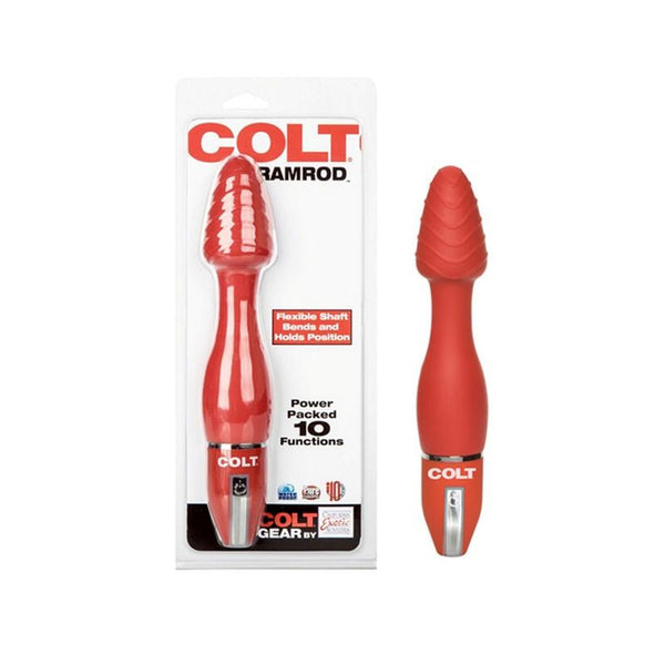 Triple Climax 5.5in. Multispeed Waterproof Clit & Anal Stimulating Vibe With Rotating Beads (Pink)