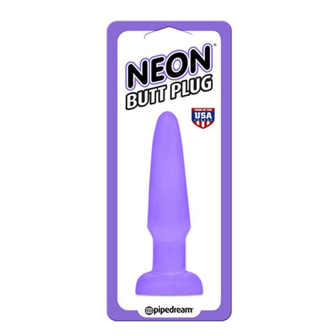 Neon Butt Plug Purple