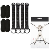 Sinful Black Bed Restraint Straps