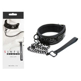 Sinful Black Collar & Leash