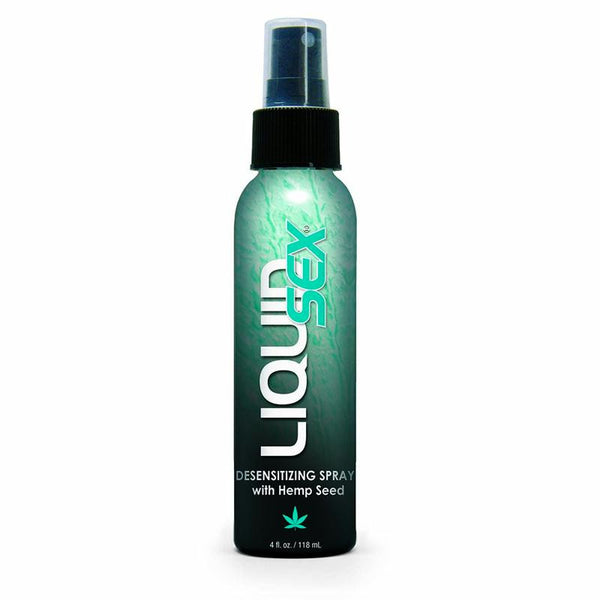Liquid Sex Desensitizing Spray with Hemp Seed, 4 fl. oz. (118 ml) Spray Bottle