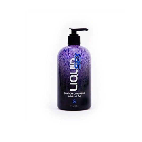Liquid Sex Condom Compatible Lubricant Gel, 16 fl. oz. (473 ml) Pump Bottle