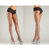 Fence Net Tights W-Lace Boyshorts Top O-S Black