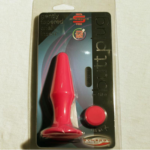 Synergy Silicone Butt Plug Small Pink