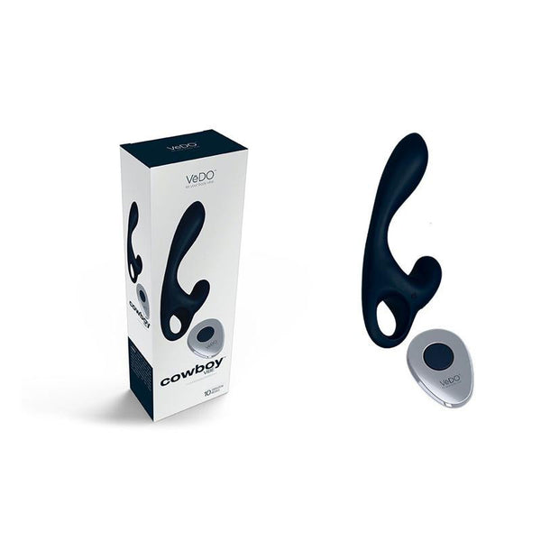 VeDO Cowboy Rechargeable Prostate Vibe -Just Black