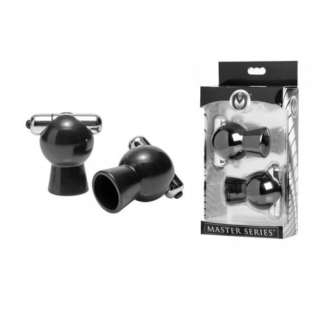 Masters Reverb Vibrating Nipple Suckers (Black)