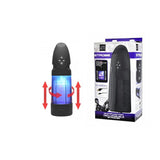 Lovebotz Rechargeable 5 Function 3 Speed Swirling Masturbator With Lights In Chamber (Black)