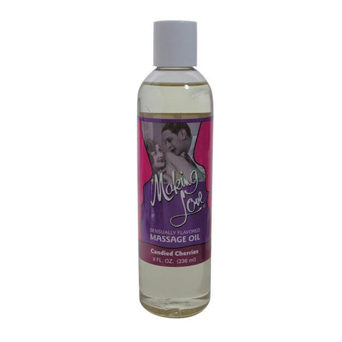Making Love Flavored Massage Oil Cinnamon Apple 8 fl oz