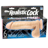 The Realistic Cock - 6 Inch White