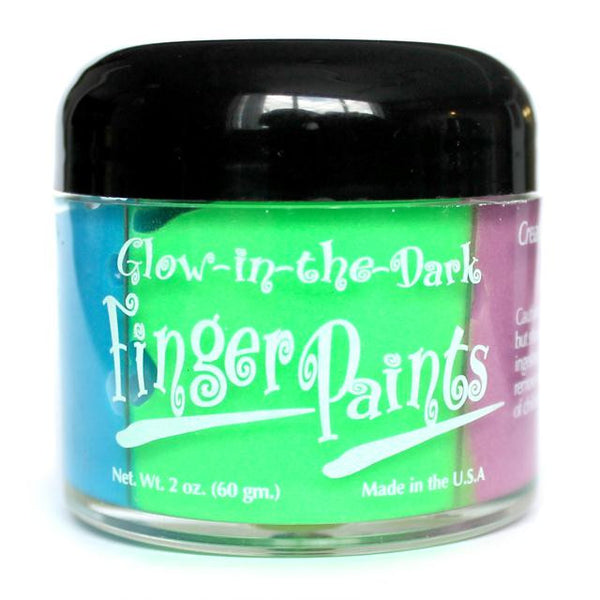 Glow in the Dark Finger Paints 2oz